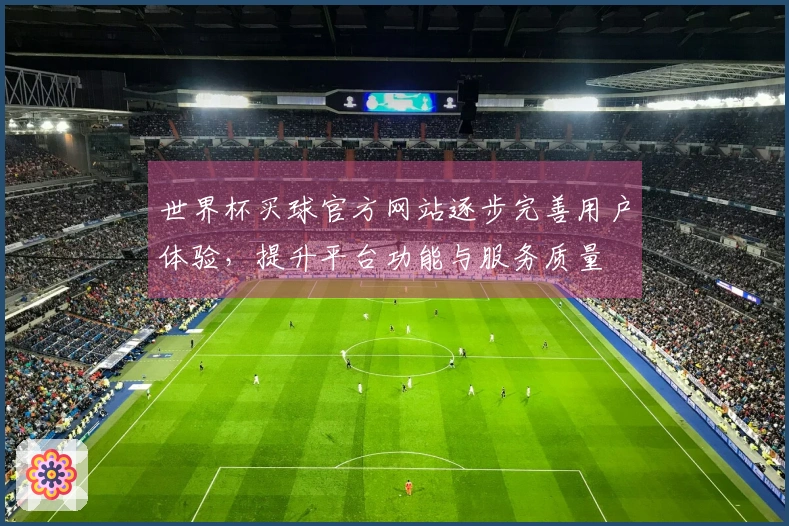 世界杯买球官方网站逐步完善用户体验，提升平台功能与服务质量